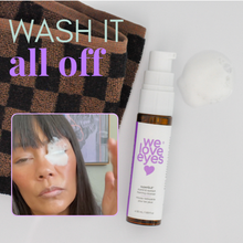 Load image into Gallery viewer, Skincare product with text 'Wash it all off' and a checkered towel.
