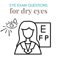Dry eyes Optometrist questions Eye health Dry eye treatment We Love Eyes Eye care tips Optometry advice Eye exam questions Managing dry eyes
