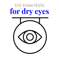Dry eyes diagnosis Schirmer's test Phenol red thread test Tear film breakup time Fluorescein dye test Tear film osmolarity test Lactoferrin test Slit lamp exam Functional visual acuity Jones I Test We Love Eyes