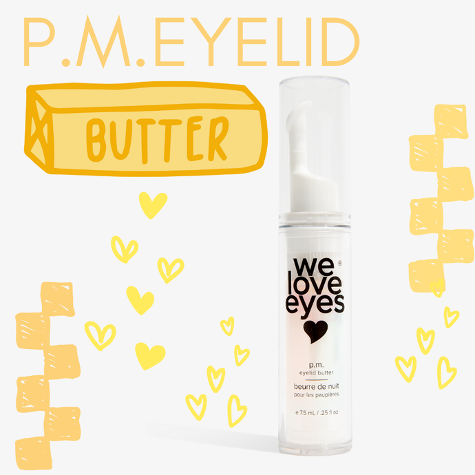 P.M. EYELID BUTTER: Advanced Nighttime Care for Restoring the Eyelid Skin Barrier