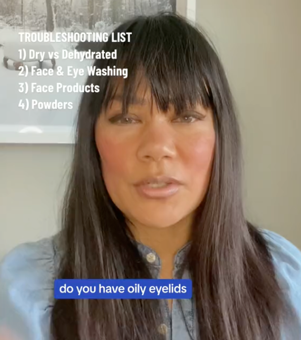 HOW I TROUBLESHOOT OILY EYELIDS