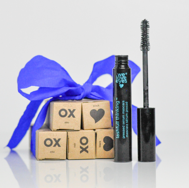 Application Steps for Maximum Volume with We Love Eyes Lashfull Thinking™ BLACK Pressed Serum Mascara with Widelash™