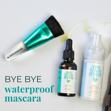 Load image into Gallery viewer, Cosmetic products with 'we love eyes' branding on a light background
