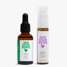 Load image into Gallery viewer, Two 'we love eyes' eye care products on a white background
