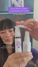 Load and play video in Gallery viewer,  Ocular Allergies Cleansing System - NO tea tree oil Tutorial Video
