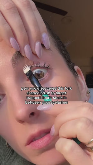 n Between Eyelash Cleansing Brush Tiktok Video